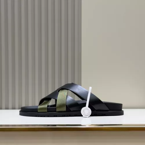 Replica Hermes Slippers For Men #1317534 $56.00 USD for Wholesale