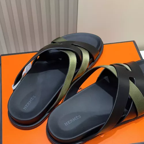 Replica Hermes Slippers For Men #1317534 $56.00 USD for Wholesale