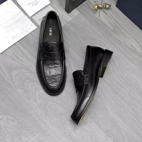Replica Christian Dior Leather Shoes For Men #1317552 $105.00 USD for Wholesale