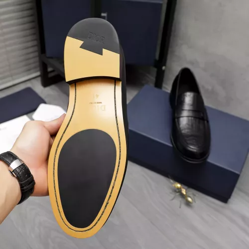 Replica Christian Dior Leather Shoes For Men #1317552 $105.00 USD for Wholesale