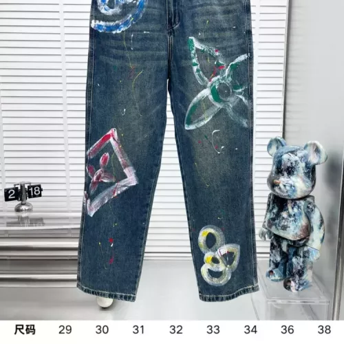 Replica Louis Vuitton LV Jeans For Men #1317577 $92.00 USD for Wholesale