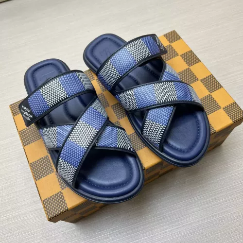 Wholesale Louis Vuitton Slippers For Men #1317653 $72.00 USD, Wholesale Quality Replica Louis Vuitton Slippers