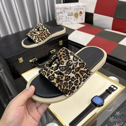 Replica Dolce & Gabbana D&G Slippers For Men #1317817 $64.00 USD for Wholesale