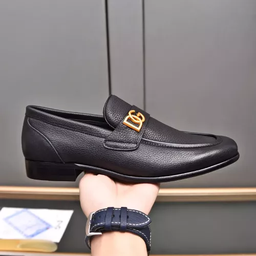 Replica Dolce & Gabbana D&G Leather Shoes For Men #1317957 $92.00 USD for Wholesale