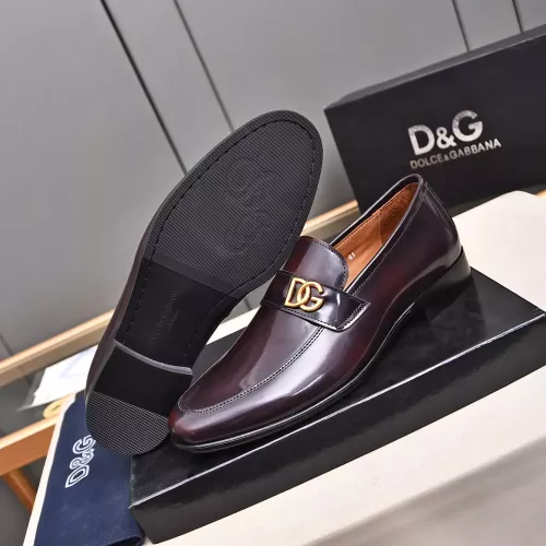 Replica Dolce & Gabbana D&G Leather Shoes For Men #1317962 $92.00 USD for Wholesale