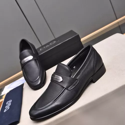 Replica Dolce & Gabbana D&G Leather Shoes For Men #1317963 $92.00 USD for Wholesale