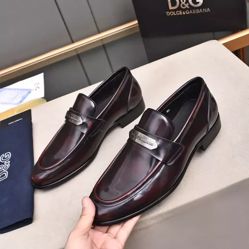 Wholesale Dolce &amp; Gabbana D&amp;G Leather Shoes For Men #1317965 $92.00 USD, Wholesale Quality Replica Dolce &amp; Gabbana D&amp;G Leather Shoes