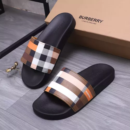 Wholesale Burberry Slippers For Men #1318095 $48.00 USD, Wholesale Quality Replica Burberry Slippers