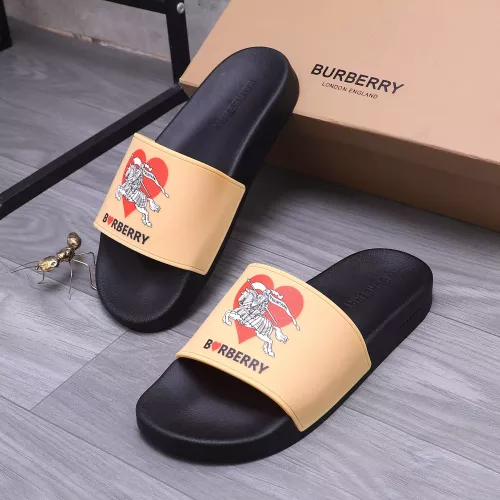 Wholesale Burberry Slippers For Men #1318124 $48.00 USD, Wholesale Quality Replica Burberry Slippers