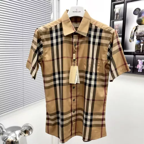 Wholesale Burberry Shirts Short Sleeved For Men #1318137 $45.00 USD, Wholesale Quality Replica Burberry Shirts
