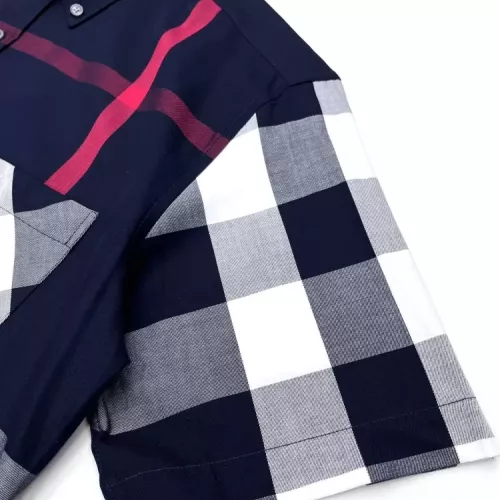 Replica Burberry Shirts Short Sleeved For Men #1318138 $45.00 USD for Wholesale