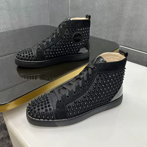 Wholesale Christian Louboutin High Top Shoes For Women #1318305 $92.00 USD, Wholesale Quality Replica Christian Louboutin High Top Shoes