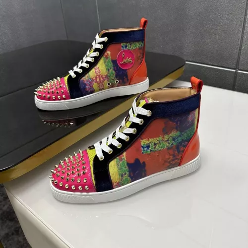 Wholesale Christian Louboutin High Top Shoes For Men #1318310 $98.00 USD, Wholesale Quality Replica Christian Louboutin High Top Shoes