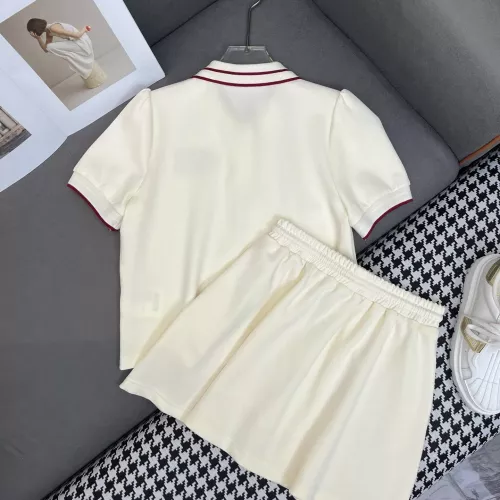 Replica MIU MIU Tracksuits Short Sleeved For Women #1318327 $80.00 USD for Wholesale