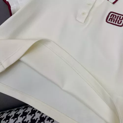 Replica MIU MIU Tracksuits Short Sleeved For Women #1318327 $80.00 USD for Wholesale