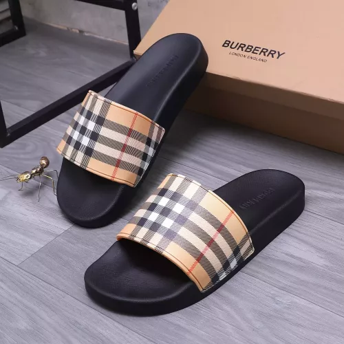Wholesale Burberry Slippers For Men #1318362 $48.00 USD, Wholesale Quality Replica Burberry Slippers