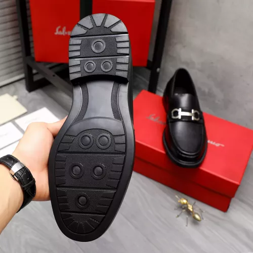 Replica Salvatore Ferragamo Leather Shoes For Men #1318399 $100.00 USD for Wholesale
