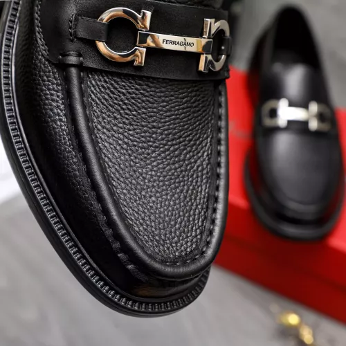Replica Salvatore Ferragamo Leather Shoes For Men #1318399 $100.00 USD for Wholesale