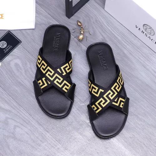 Wholesale Versace Slippers For Men #1318414 $42.00 USD, Wholesale Quality Replica Versace Slippers