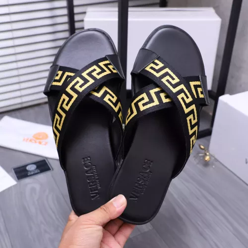 Replica Versace Slippers For Men #1318414 $42.00 USD for Wholesale