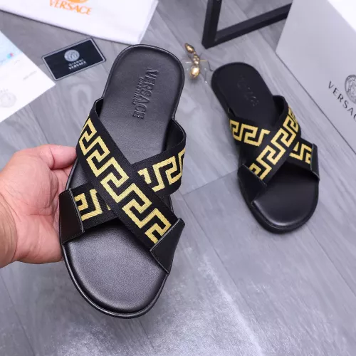 Replica Versace Slippers For Men #1318414 $42.00 USD for Wholesale