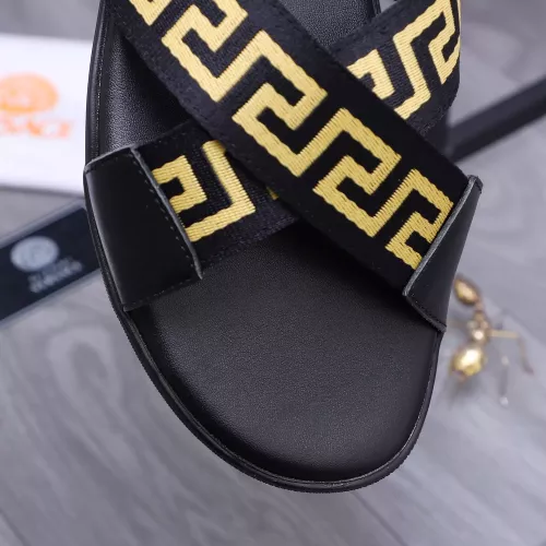 Replica Versace Slippers For Men #1318414 $42.00 USD for Wholesale