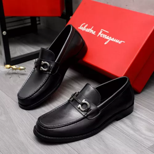 Wholesale Salvatore Ferragamo Leather Shoes For Men #1318441 $88.00 USD, Wholesale Quality Replica Salvatore Ferragamo Leather Shoes