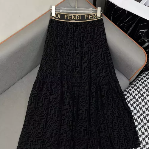 Wholesale Fendi Midi Skirt For Women #1318443 $76.00 USD, Wholesale Quality Replica Fendi Skirts