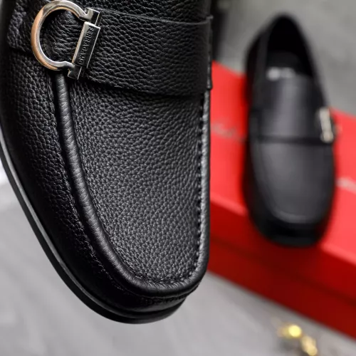 Replica Salvatore Ferragamo Leather Shoes For Men #1318444 $88.00 USD for Wholesale