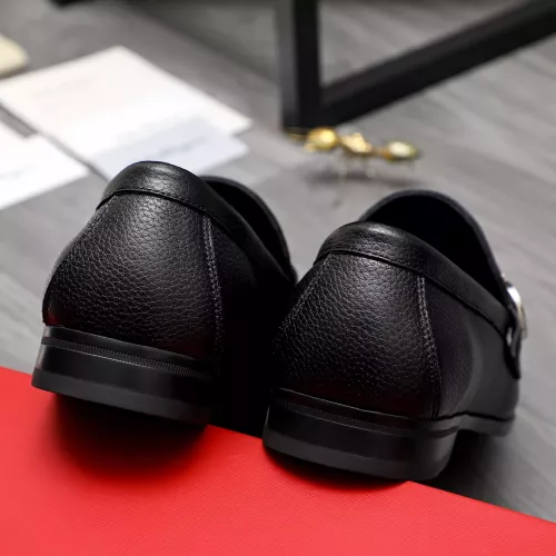 Replica Salvatore Ferragamo Leather Shoes For Men #1318444 $88.00 USD for Wholesale