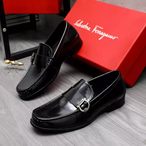 Wholesale Salvatore Ferragamo Leather Shoes For Men #1318446 $88.00 USD, Wholesale Quality Replica Salvatore Ferragamo Leather Shoes