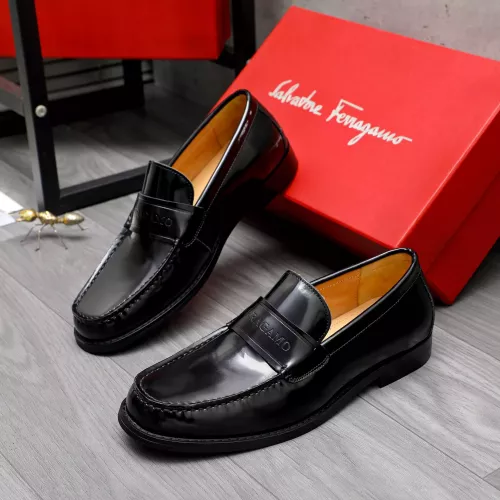 Wholesale Salvatore Ferragamo Leather Shoes For Men #1318452 $88.00 USD, Wholesale Quality Replica Salvatore Ferragamo Leather Shoes