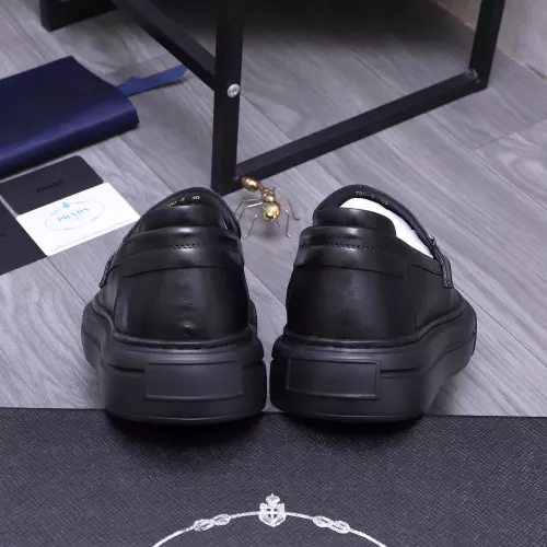 Replica Prada Leather Shoes For Men #1318461 $96.00 USD for Wholesale