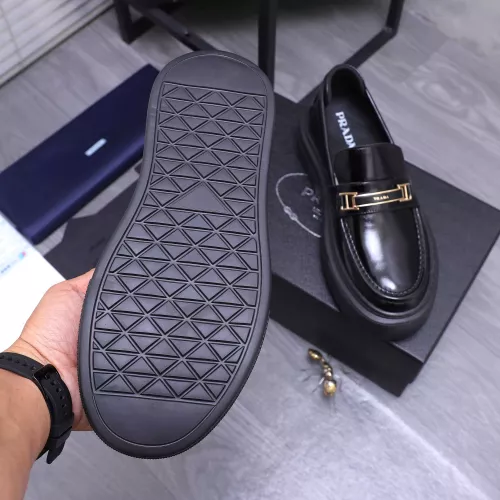 Replica Prada Leather Shoes For Men #1318462 $96.00 USD for Wholesale