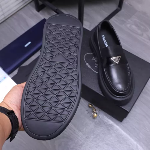 Replica Prada Leather Shoes For Men #1318465 $96.00 USD for Wholesale