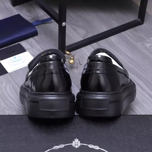 Replica Prada Leather Shoes For Men #1318466 $96.00 USD for Wholesale