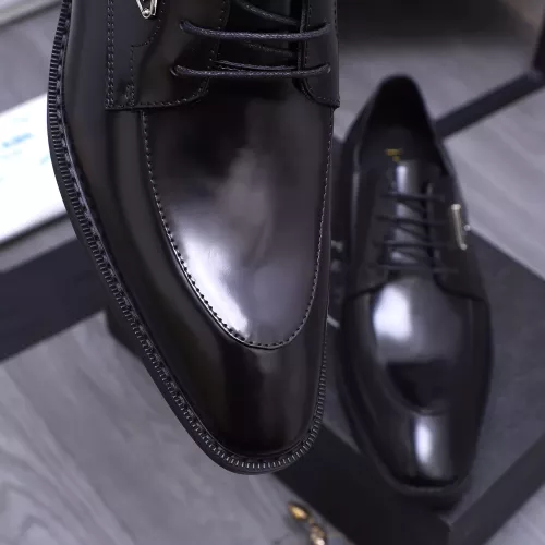 Replica Prada Leather Shoes For Men #1318470 $100.00 USD for Wholesale