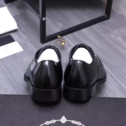Replica Prada Leather Shoes For Men #1318470 $100.00 USD for Wholesale
