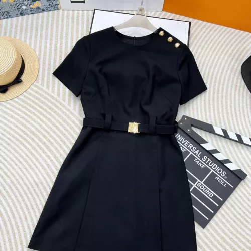 Wholesale MIU MIU Dresses Short Sleeved For Women #1318576 $118.00 USD, Wholesale Quality Replica MIU MIU Dresses