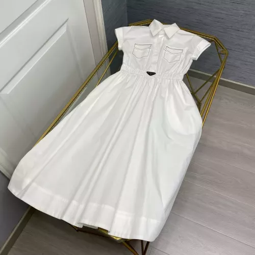 Replica Prada Dresses Short Sleeved For Women #1318599 $80.00 USD for Wholesale
