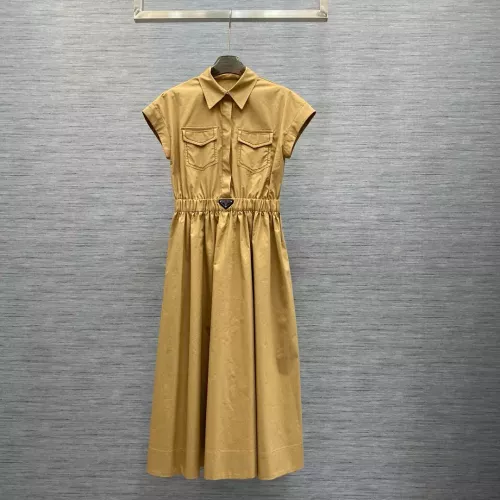 Wholesale Prada Dresses Short Sleeved For Women #1318600 $80.00 USD, Wholesale Quality Replica Prada Dresses