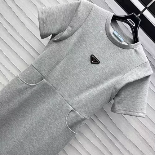 Replica Prada Dresses Short Sleeved For Women #1318604 $100.00 USD for Wholesale