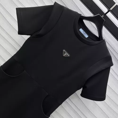 Replica Prada Dresses Short Sleeved For Women #1318605 $100.00 USD for Wholesale