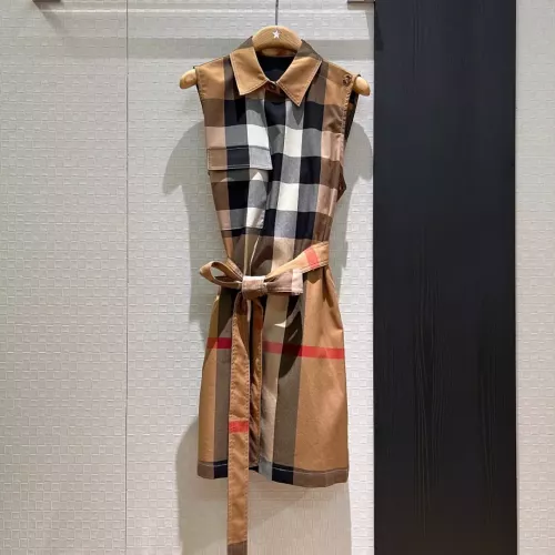 Wholesale Burberry Dresses Sleeveless For Women #1318645 $122.00 USD, Wholesale Quality Replica Burberry Dresses