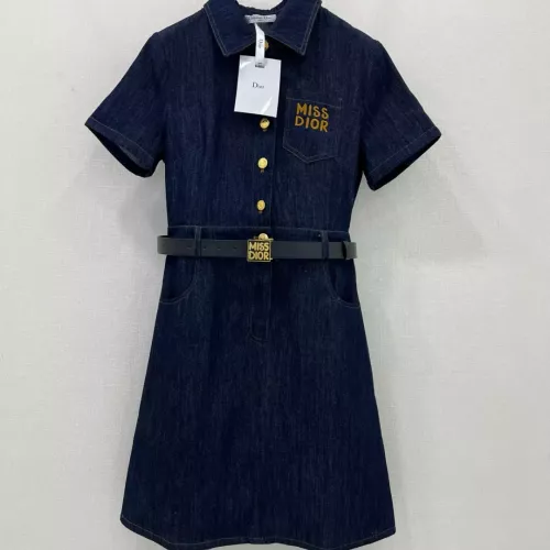 Wholesale Christian Dior Dresses Short Sleeved For Women #1318677 $115.00 USD, Wholesale Quality Replica Christian Dior Dresses