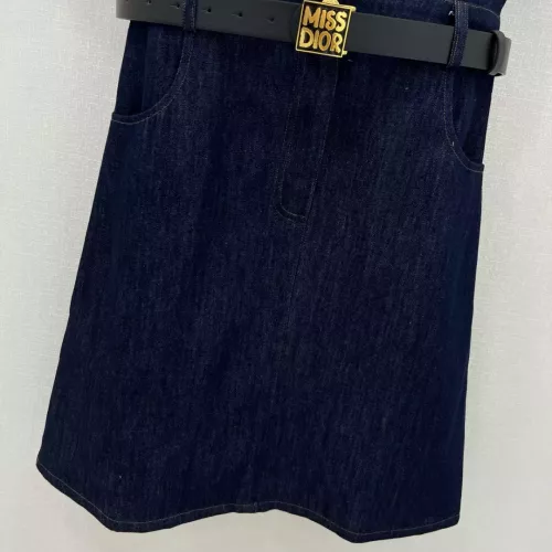 Replica Christian Dior Dresses Short Sleeved For Women #1318677 $115.00 USD for Wholesale