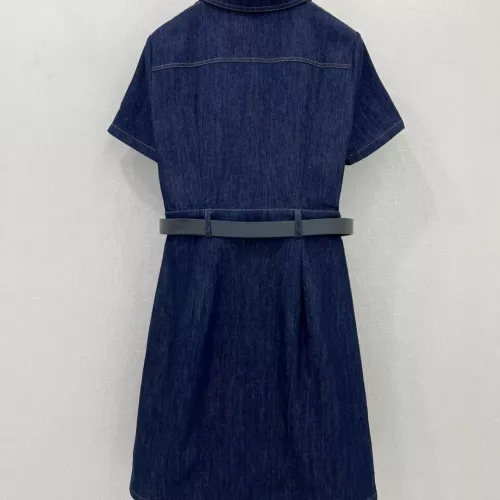 Replica Christian Dior Dresses Short Sleeved For Women #1318677 $115.00 USD for Wholesale