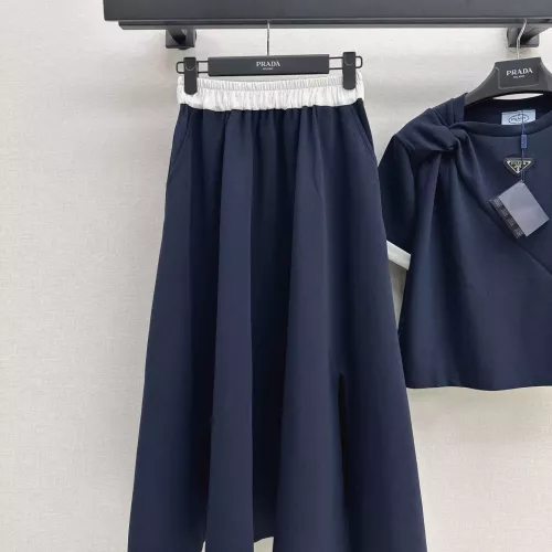 Replica Prada Tracksuits Short Sleeved For Women #1318687 $98.00 USD for Wholesale