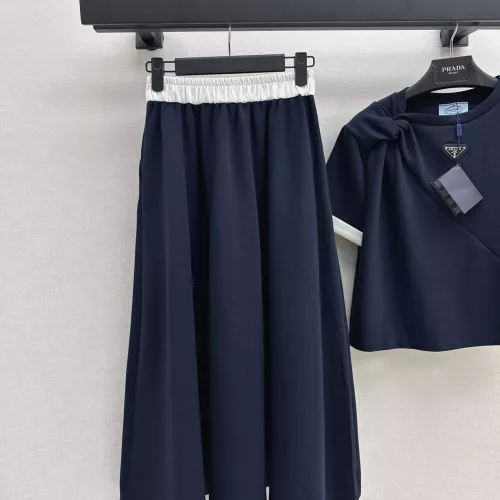 Replica Prada Tracksuits Short Sleeved For Women #1318687 $98.00 USD for Wholesale
