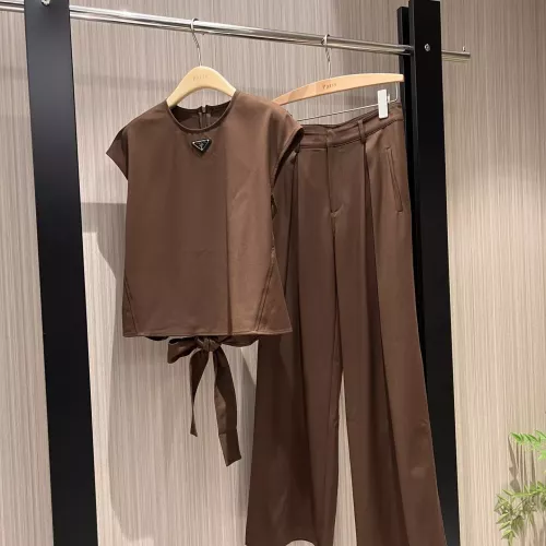Wholesale Prada Tracksuits Sleeveless For Women #1318693 $135.00 USD, Wholesale Quality Replica Prada Tracksuits